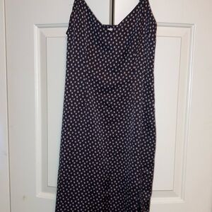 Black Floral Slip Dress